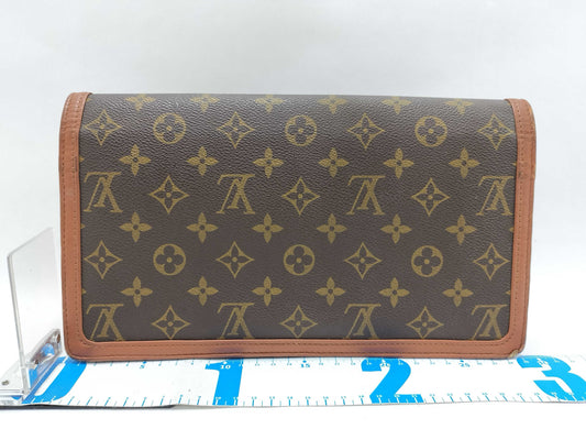 LOUIS VUITTON Monogram LV Pochette Dame Monogram Clutch Bag