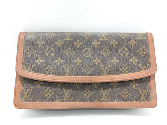 LOUIS VUITTON Monogram LV Pochette Dame Monogram Clutch Bag