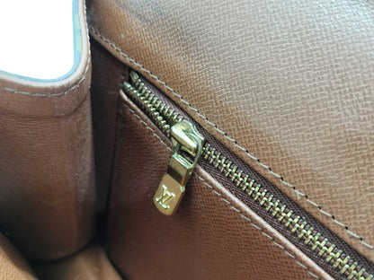 LOUIS VUITTON Monogram LV Pochette Dame Monogram Clutch Bag