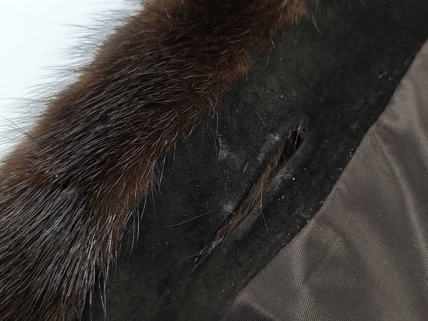 Dior Christian Dior fur long coat coat
