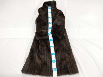 Dior Christian Dior fur long coat coat
