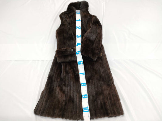 Dior Christian Dior fur long coat coat