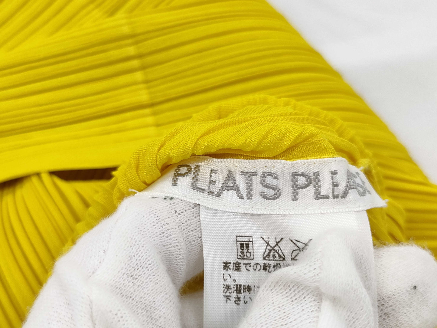 PLEATS PLEASE ISSEY MIYAKE Dress, Tunic, Yellow, Size 3