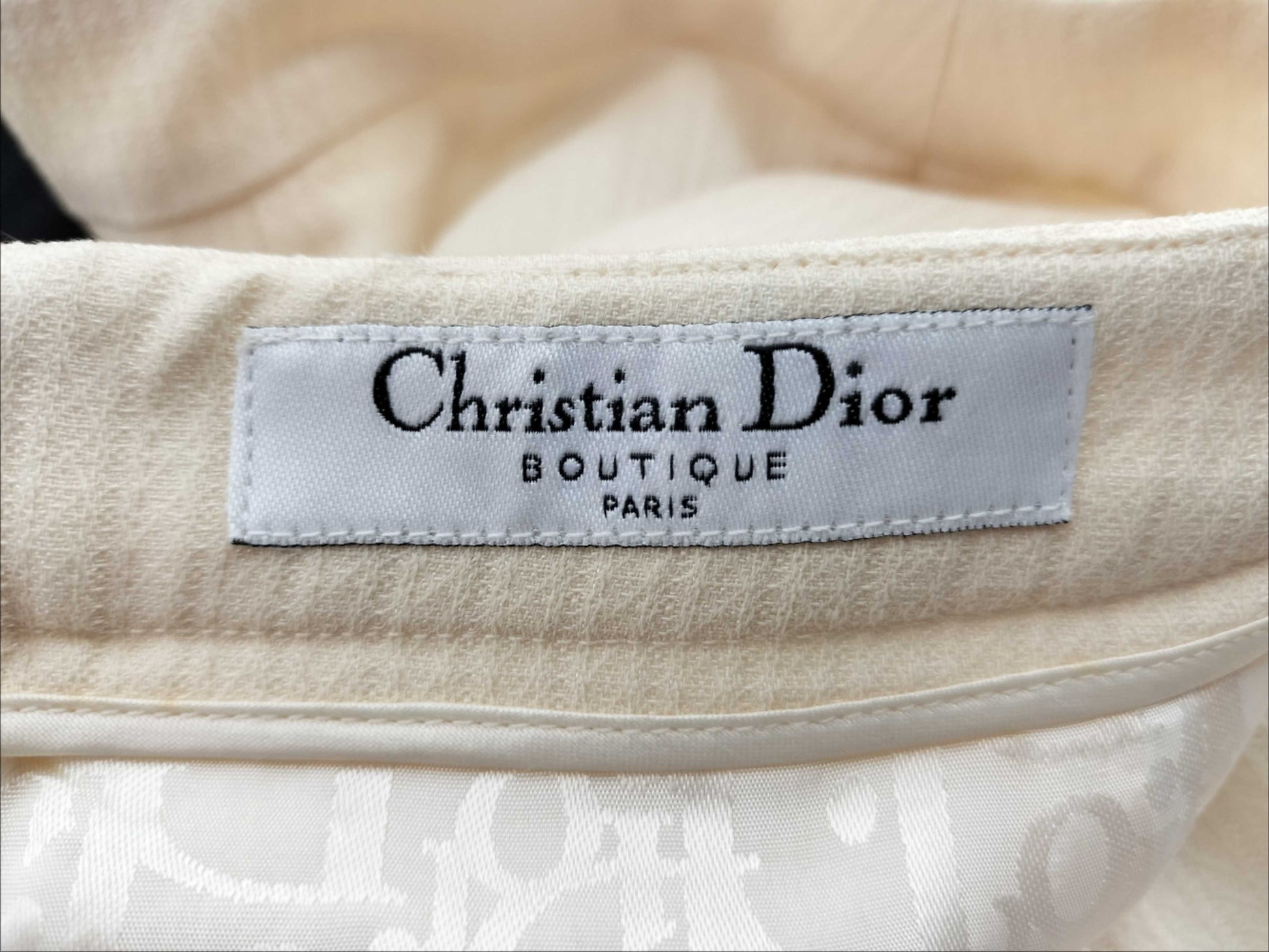 Dior Christian Dior Trotter All-Over Print Skirt from the Galliano Era