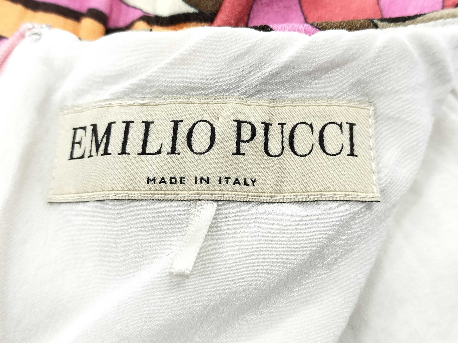 Emilio Pucci all-over print dress, JP tag, size 34.