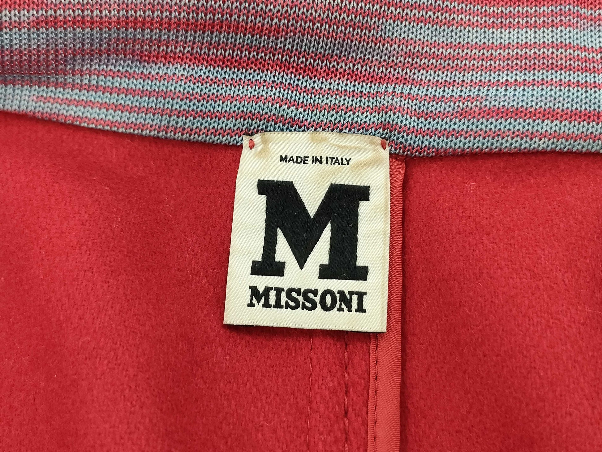 Missoni coat red coat