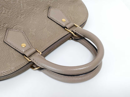 LOUIS VUITTON Monogram Empreinte Alma PM Tourterelle 2-way handbag M44885 RFID