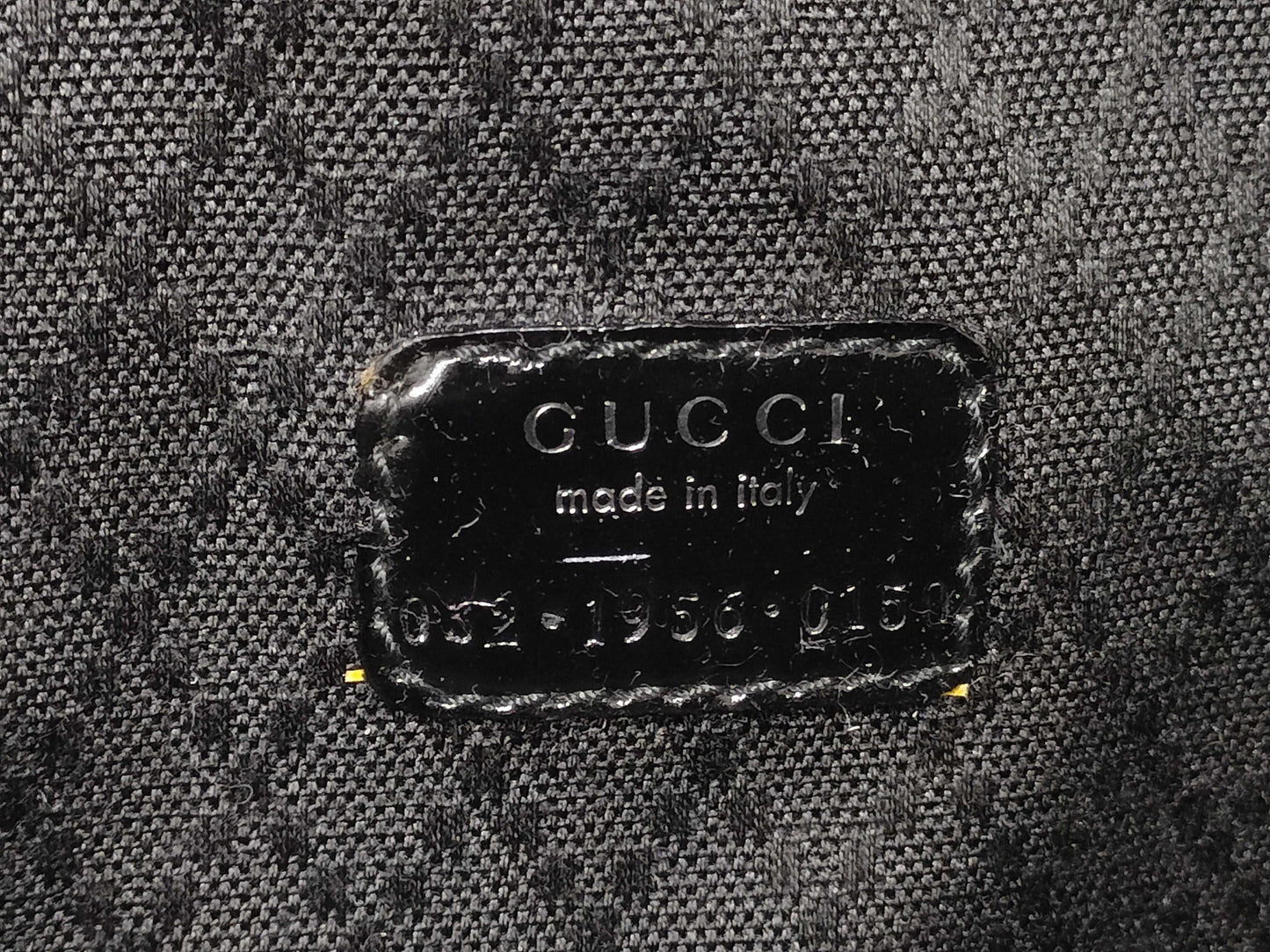 GUCCI Bamboo Vanity Bag, Black
