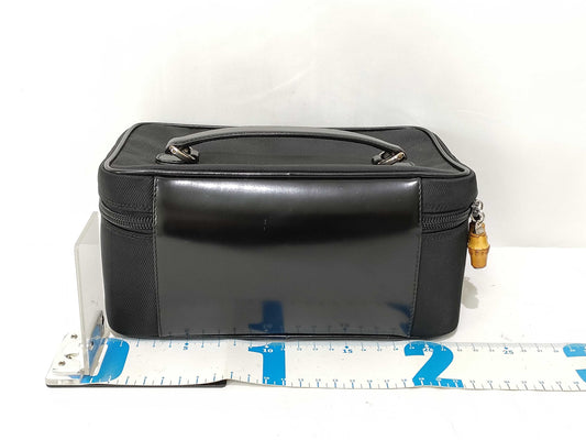 GUCCI Bamboo Vanity Bag, Black