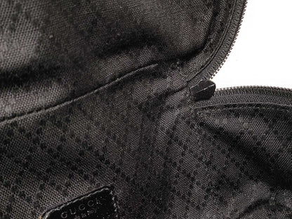 GUCCI Bamboo Vanity Bag, Black