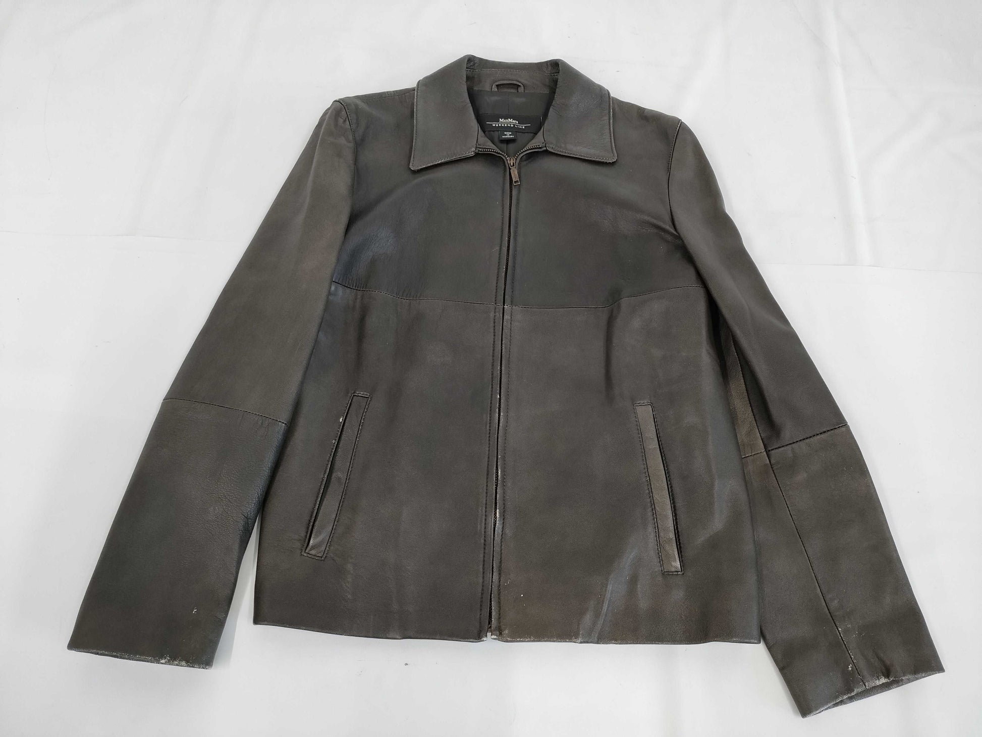 MaxMara Leather Jacket Size 36