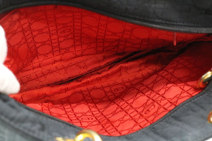 Dior Lady Dior Nylon Cannage Handbag