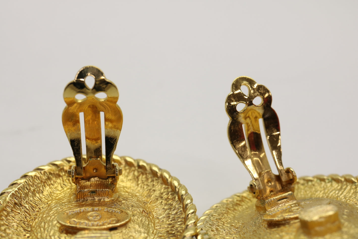 CHANEL pearl earrings