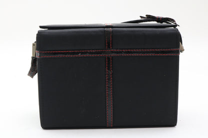 Dior D logo charm vanity bag