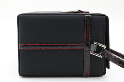Dior D logo charm vanity bag