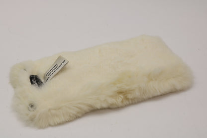 CHANEL Coco Mark Lapin Fur Bracelet/Bangle