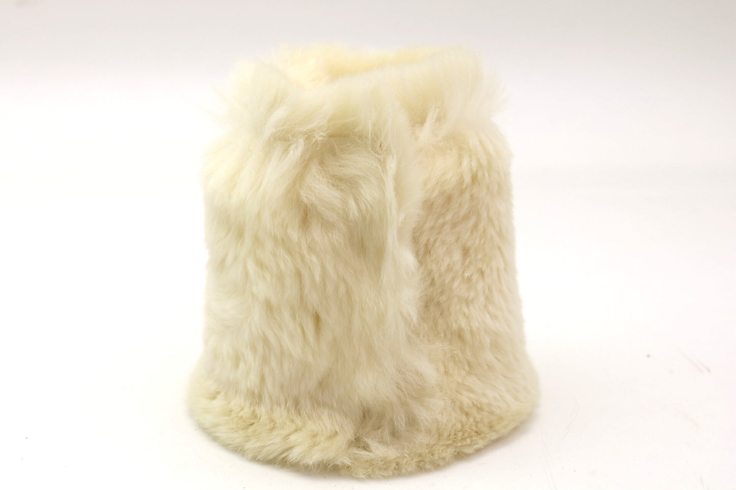 CHANEL Coco Mark Lapin Fur Bracelet/Bangle
