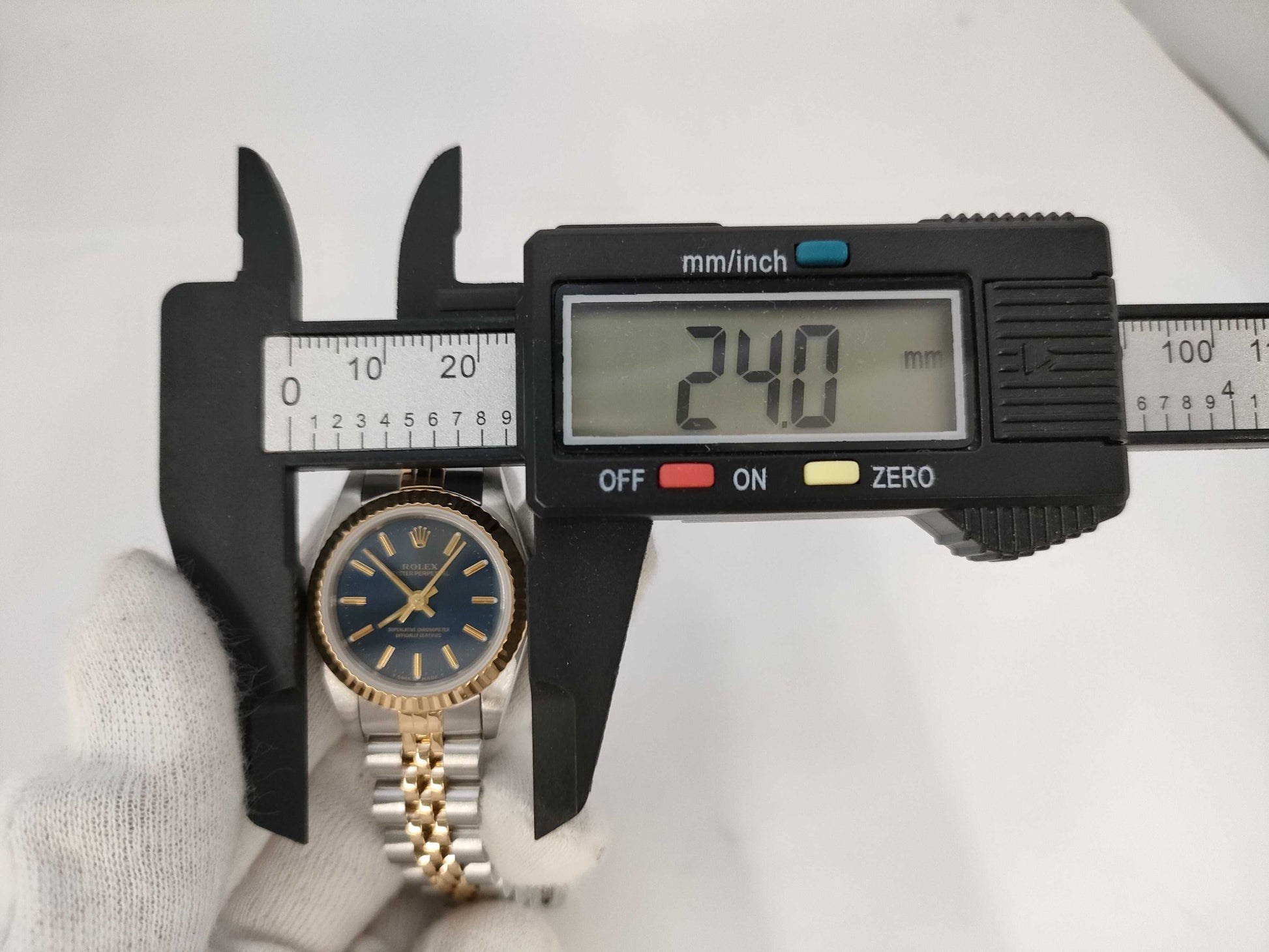 ROLEX Datejust 67193 X708243 Blue Dial Women's Watch