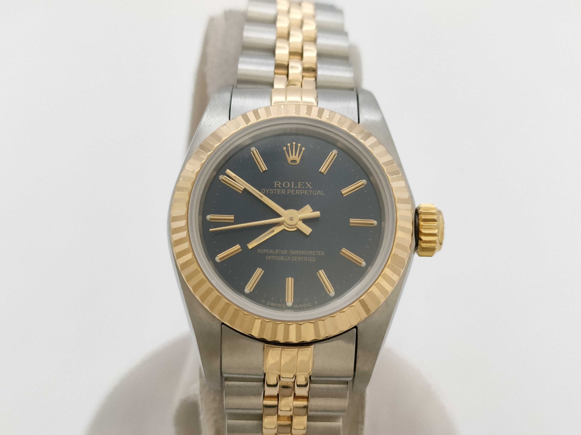ROLEX Datejust 67193 X708243 Blue Dial Women's Watch