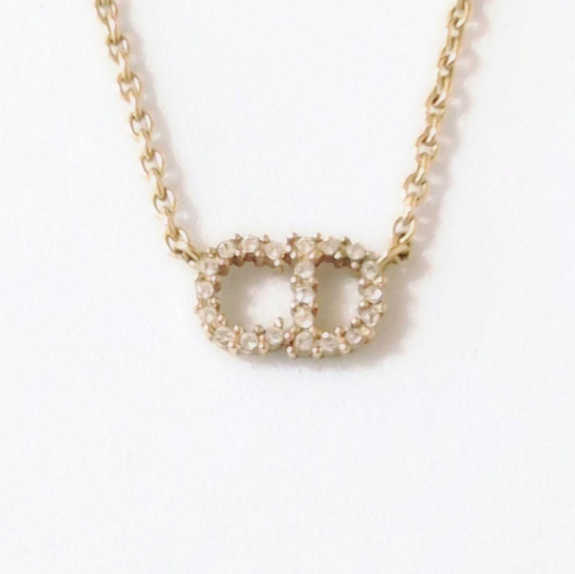 Dior Dior CD Logo Stone Clair D Lune Necklace