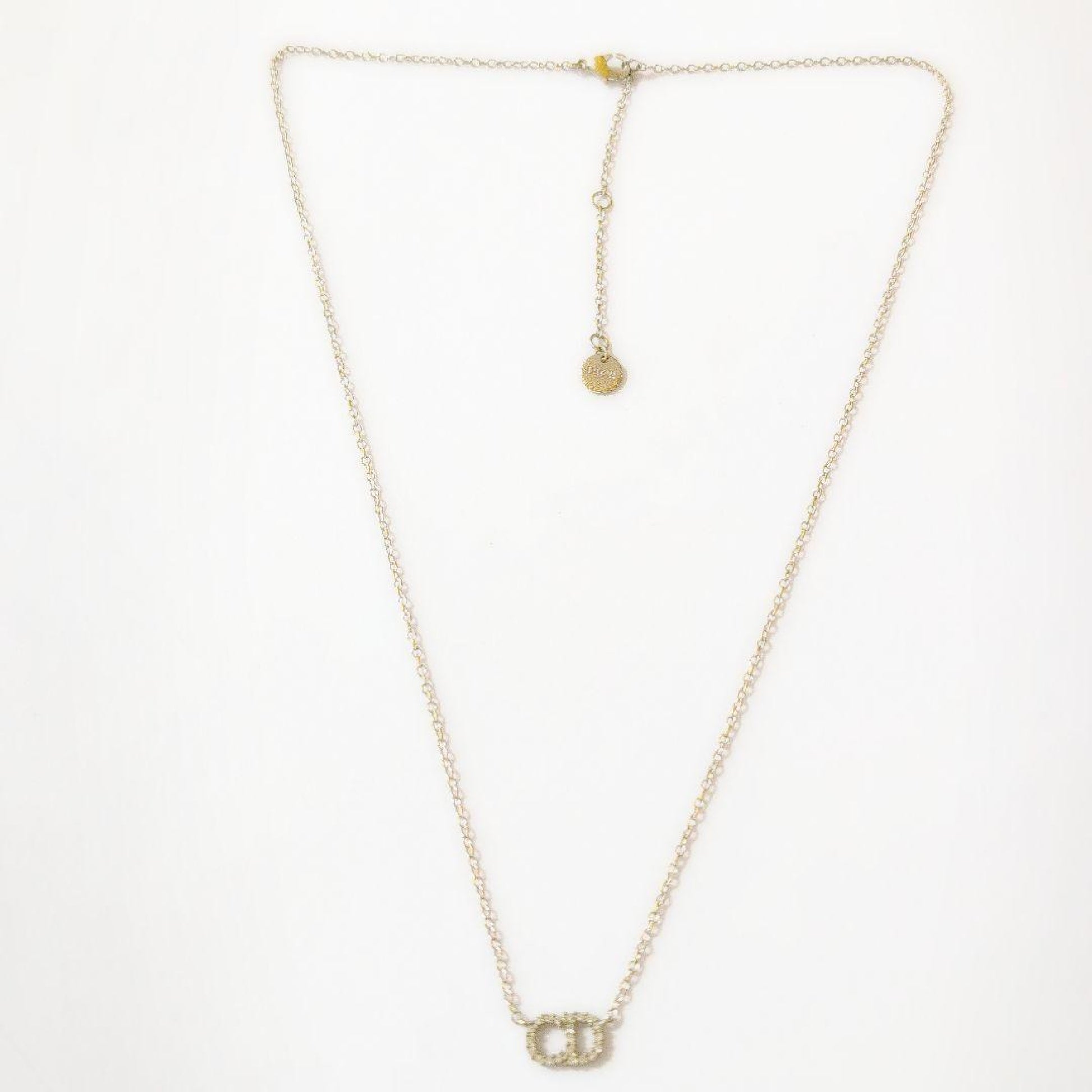 Dior Dior CD logo stone CLAIR D LUNE necklace