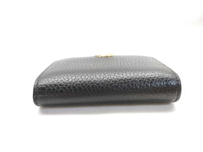 GUCCI GG Marmont Wallet 456126 2149 Leather Black Wallet