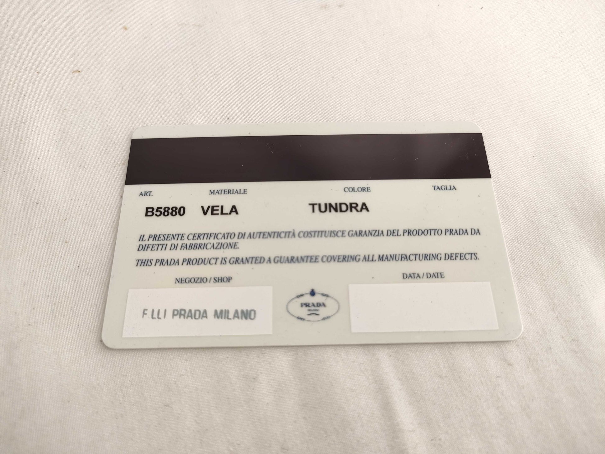 PRADA Prada handbag nylon khaki handbag