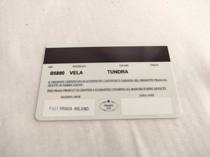 PRADA Prada handbag nylon khaki handbag