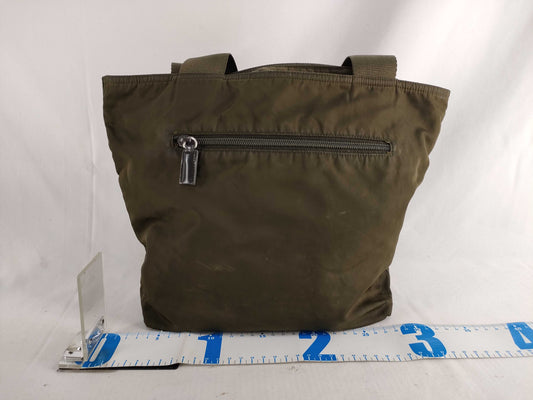 PRADA Prada handbag nylon khaki handbag