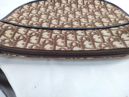 Dior Trotter Shoulder Bag, Trotter Canvas, Brown, Shoulder Bag
