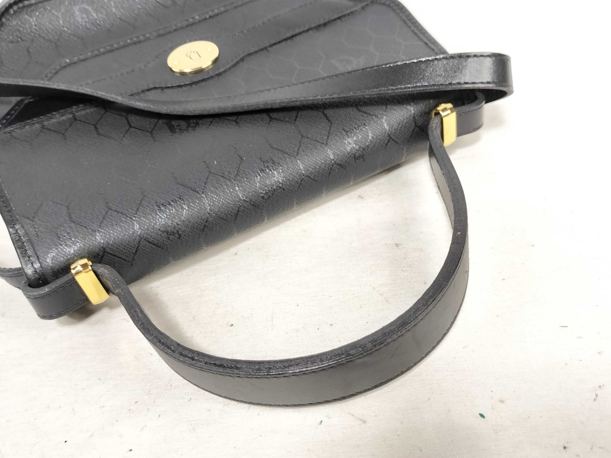 Dior Dior Shoulder Bag Black Leather Handbag