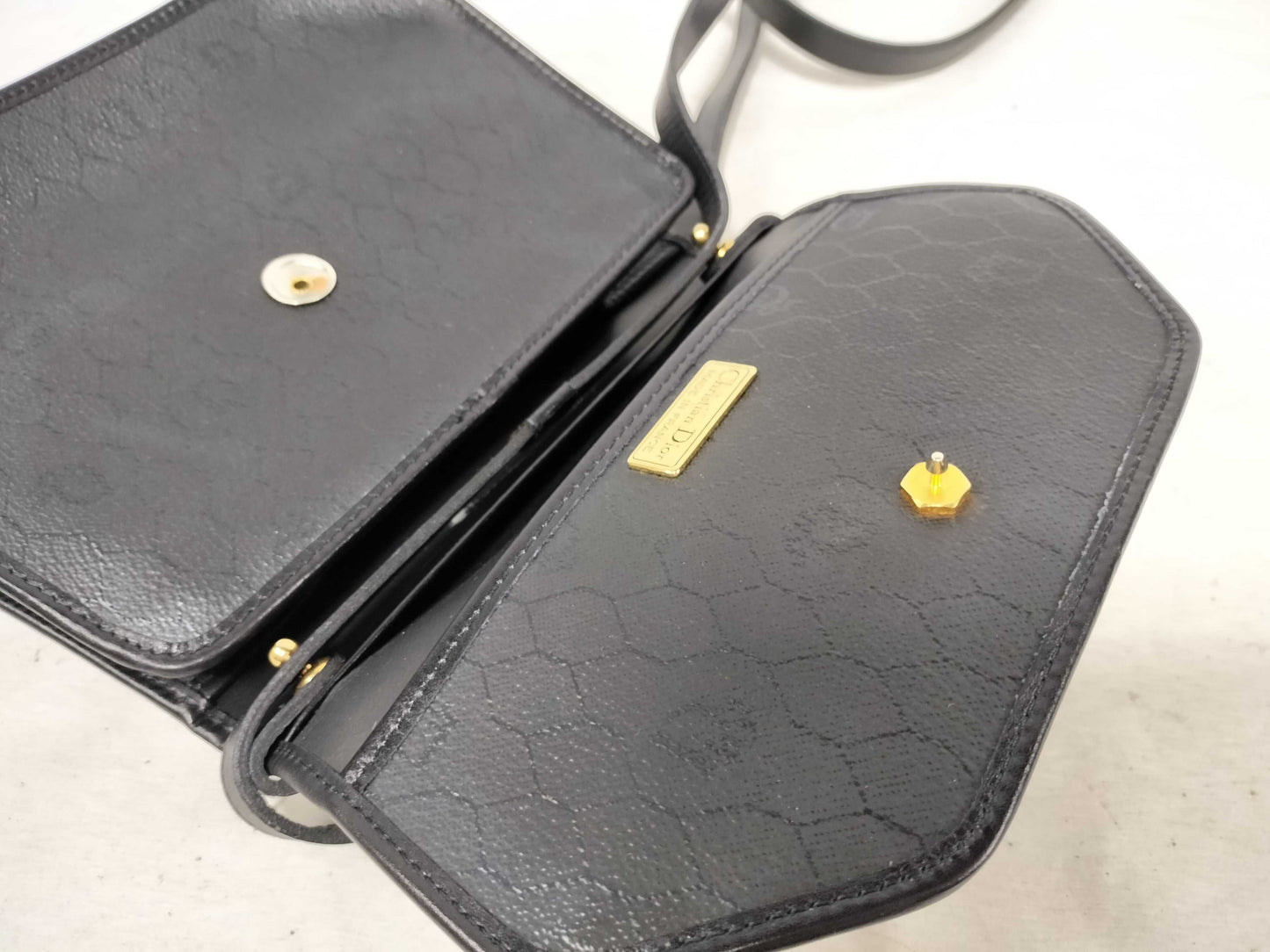 Dior Dior Shoulder Bag Black Leather Handbag