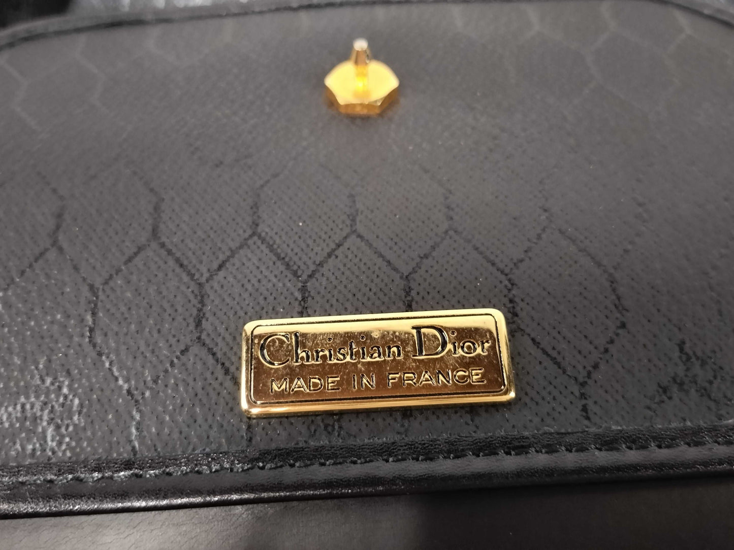 Dior Dior Shoulder Bag Black Leather Handbag