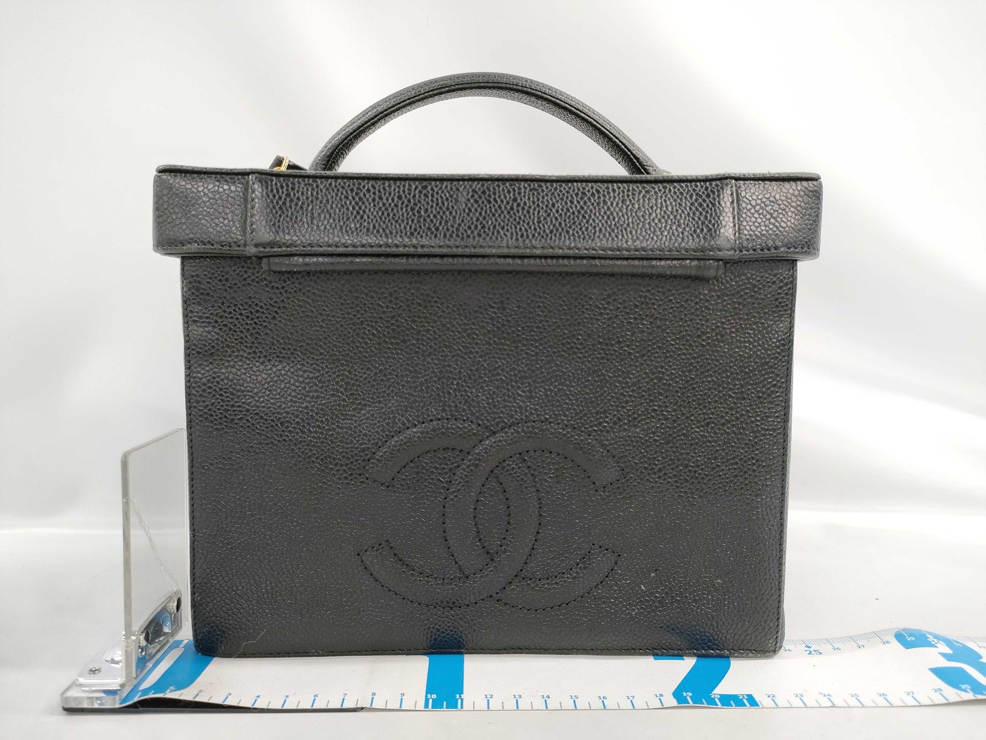 CHANEL Vanity Bag Caviar Turn Lock