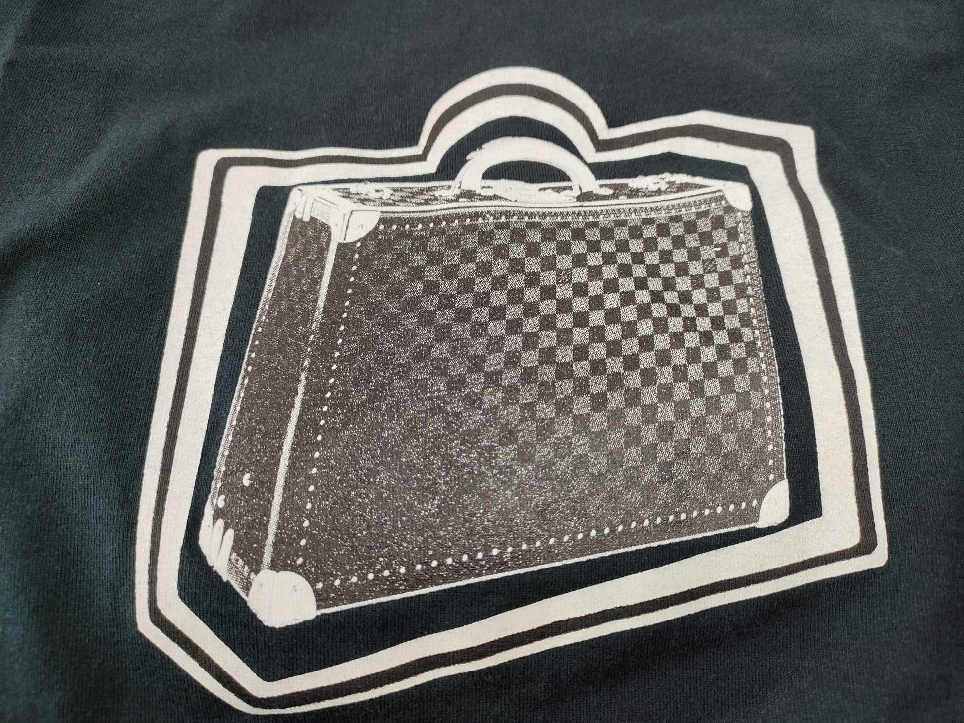 LOUIS VUITTON Men's Trunk Print T-Shirt