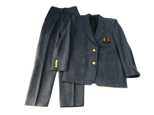 Dior Vintage Set with Gold Logo Buttons and Logo Patch, Other Apparel