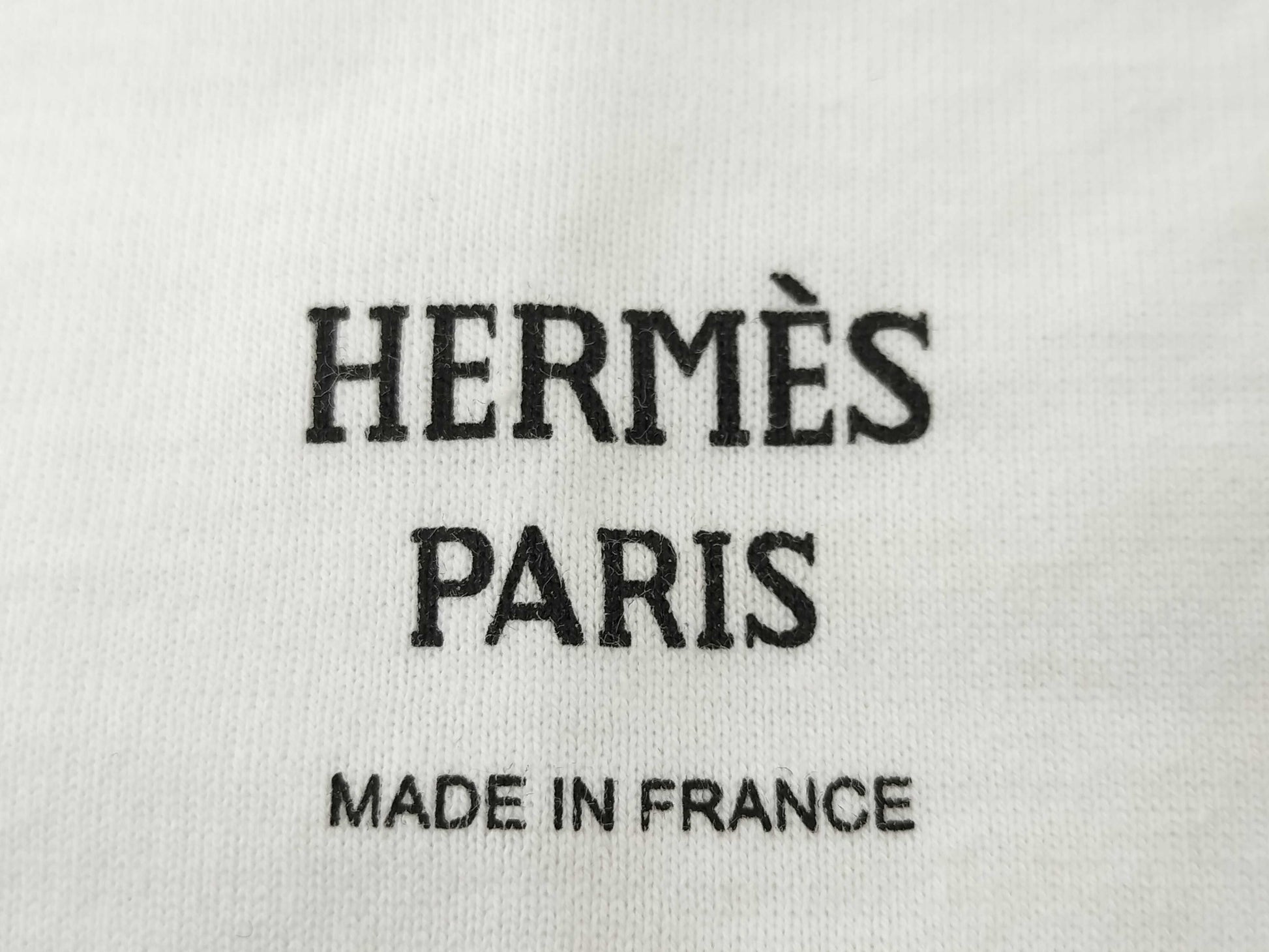HERMES One-Piece Cotton White T-Shirt Size 36