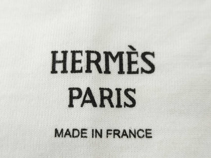 HERMES One-Piece Cotton White T-Shirt Size 36