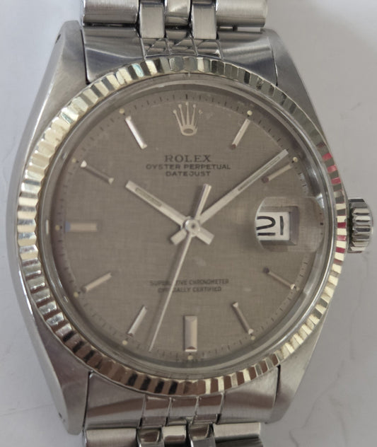 ROLEX 1601 2854385 Mosaic Dial Men's Watch