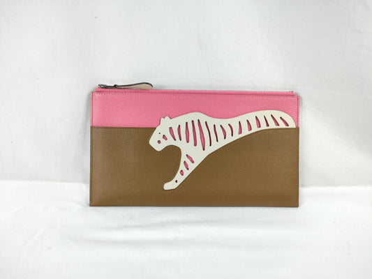 HERMES Clutch D engraved clutch bag