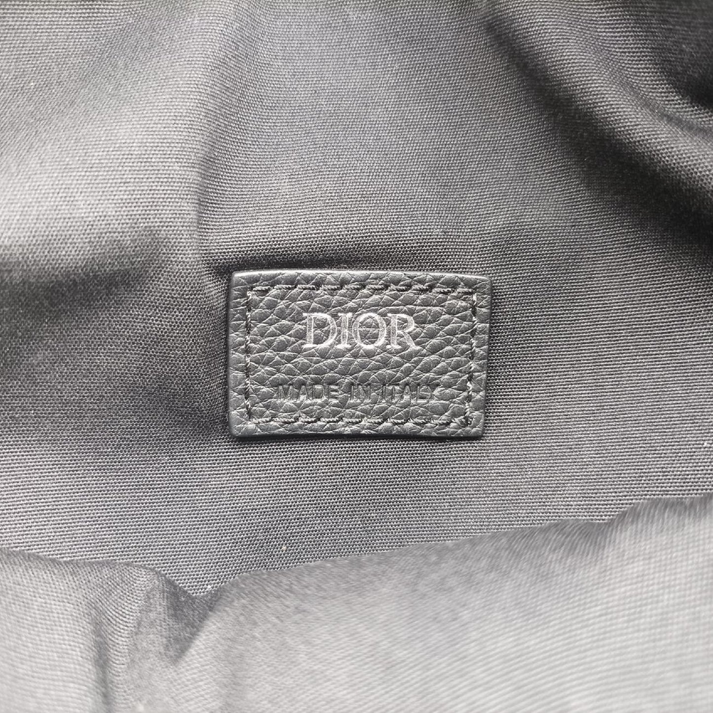 Dior Saddle Bag Gray x Navy Jacquard x Leather 21-BO-1210 Shoulder Bag