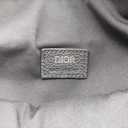 Dior Saddle Bag Gray x Navy Jacquard x Leather 21-BO-1210 Shoulder Bag