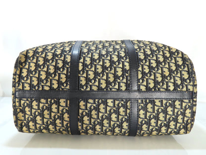 Dior Trotter Trotter Pattern Boston Bag Canvas Boston Bag