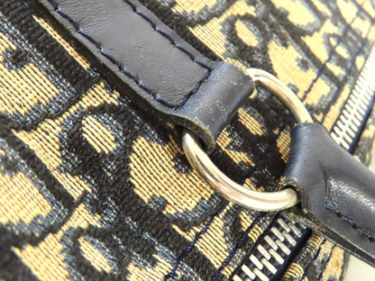 Dior Trotter Trotter Pattern Boston Bag Canvas Boston Bag