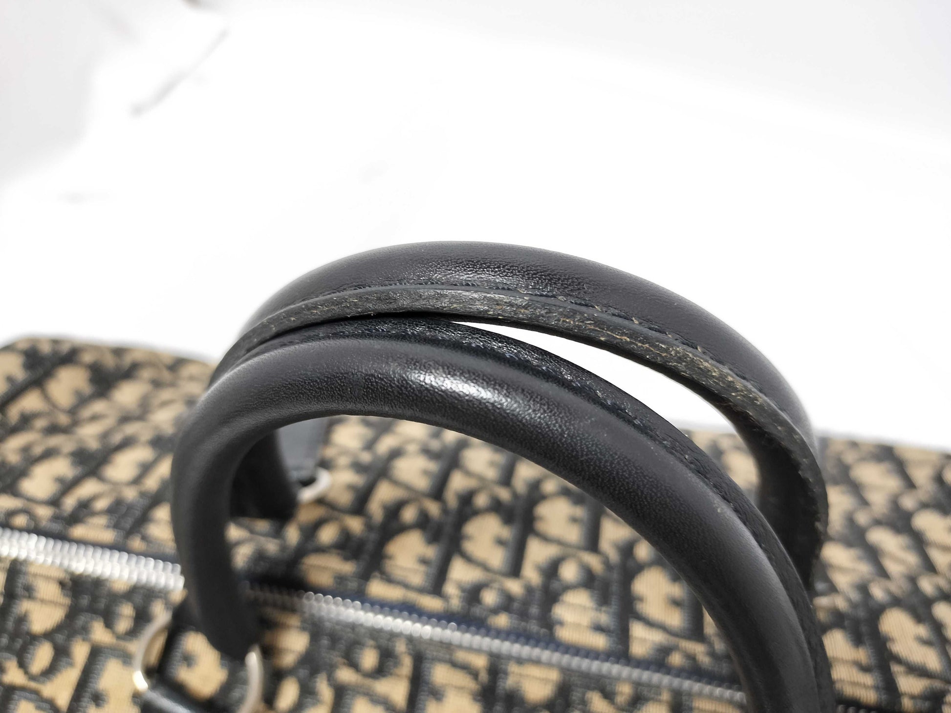 Dior Trotter Trotter Pattern Boston Bag Boston Bag