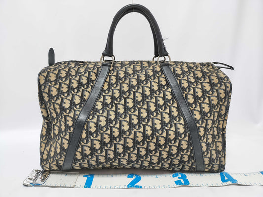Dior Trotter Trotter Pattern Boston Bag Boston Bag