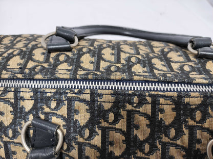 Dior Trotter Trotter Pattern Boston Bag Boston Bag