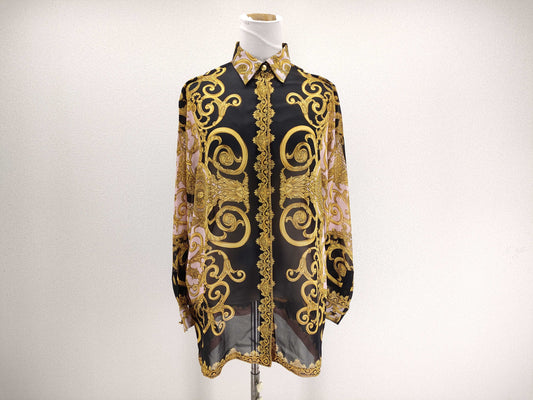 VERSACE VERSACE Versace Shirt 100% Silk Shirt