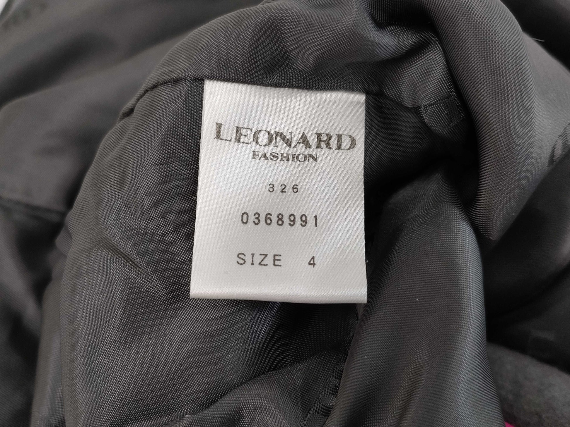 LEONARD LEONARD Coat with Belt