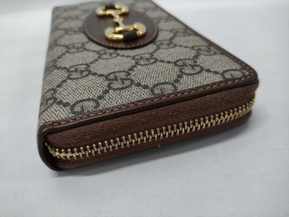 GUCCI GUCCI Long Wallet 621889 Horsebit Box Dust Bag Wallet